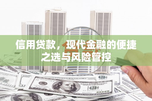 万全信用贷款，现代金融的便捷之选与风险管控