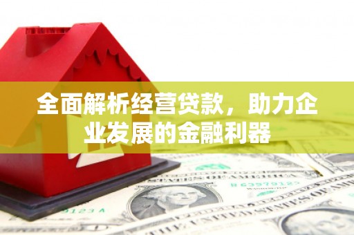 万全全面解析经营贷款，助力企业发展的金融利器
