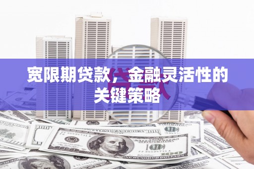 万全宽限期贷款，金融灵活性的关键策略
