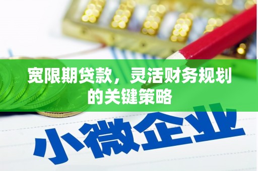 万全宽限期贷款，灵活财务规划的关键策略