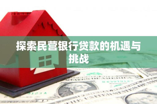 万全探索民营银行贷款的机遇与挑战