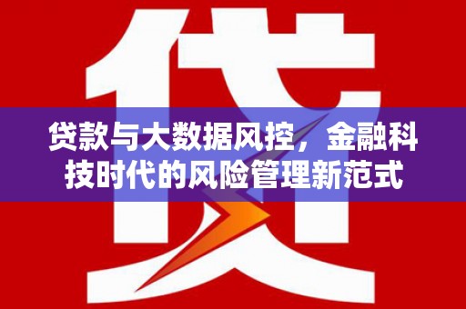 万全贷款与大数据风控，金融科技时代的风险管理新范式