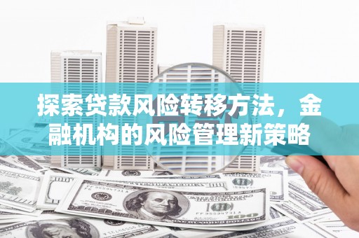 万全探索贷款风险转移方法，金融机构的风险管理新策略