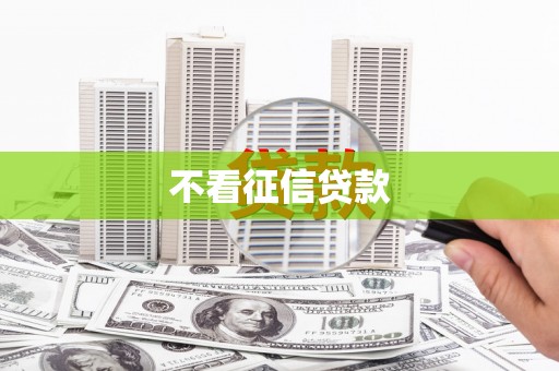 万全不看征信贷款