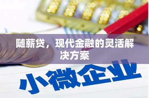 万全随薪贷，现代金融的灵活解决方案