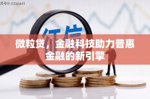 万全微粒贷，金融科技助力普惠金融的新引擎