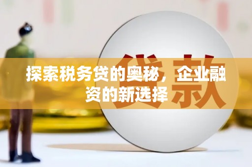 万全探索税务贷的奥秘，企业融资的新选择