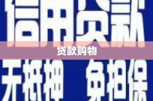 万全贷款购物