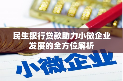 万全民生银行贷款助力小微企业发展的全方位解析