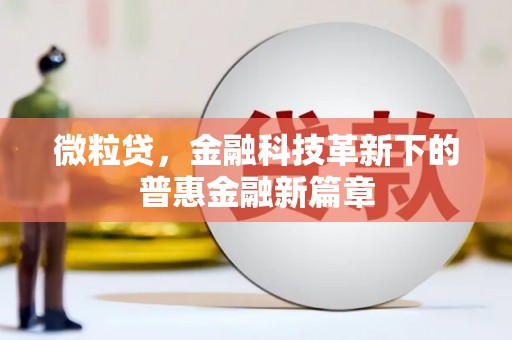 万全微粒贷，金融科技革新下的普惠金融新篇章
