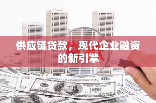 万全供应链贷款，现代企业融资的新引擎