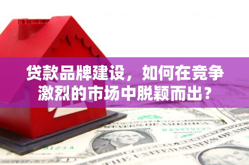 万全贷款品牌建设，如何在竞争激烈的市场中脱颖而出？