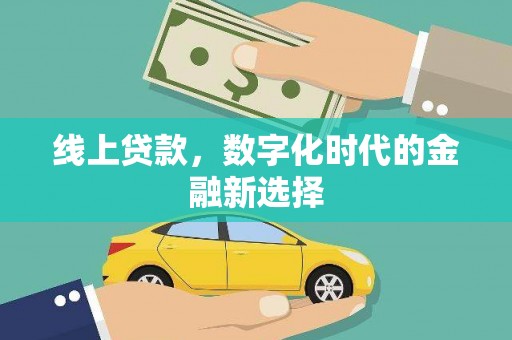 万全线上贷款，数字化时代的金融新选择