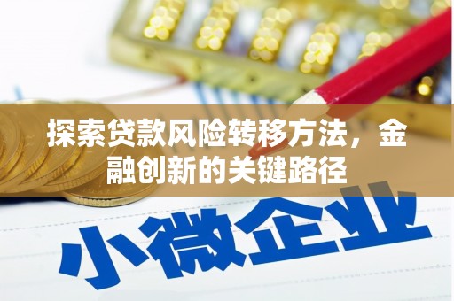 万全探索贷款风险转移方法，金融创新的关键路径