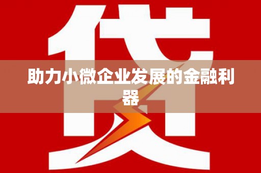 万全助力小微企业发展的金融利器