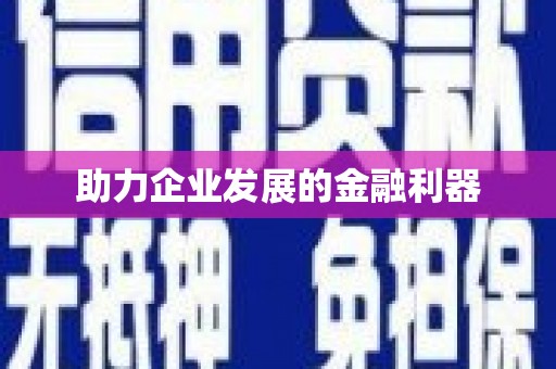 万全助力企业发展的金融利器