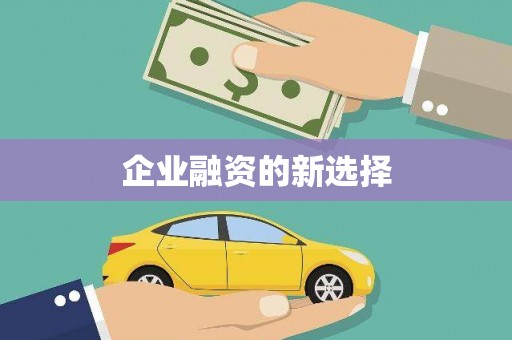 万全企业融资的新选择